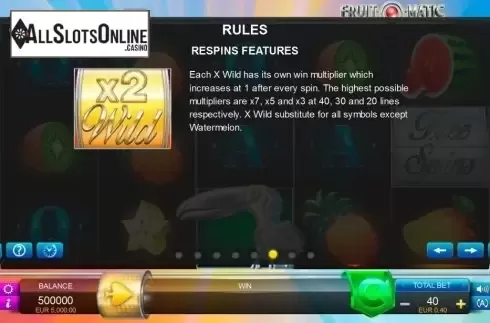 Screen8. Fruit-O-Matic from FUGA Gaming