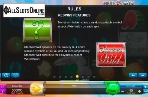 Screen7. Fruit-O-Matic from FUGA Gaming