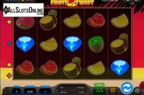 Win Screen. Fruit Twist (Oryx) from Oryx