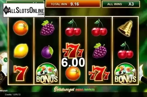 Free Spins Gameplay Screen