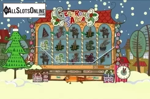 Win Screen 2. Generous Santa from GamesOS