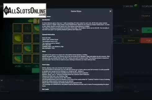 Rules screen