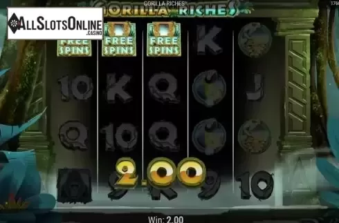 Free Spins Screen