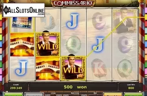 Wild win 1. Il Commissario from Greentube