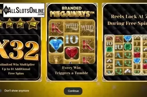 Start Screen. Interwetten Branded Megaways from IronDog