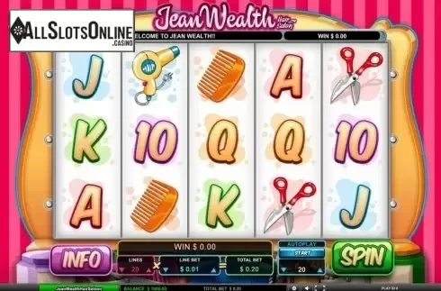 Game Workflow screen. Jean Wealth from Leander Games