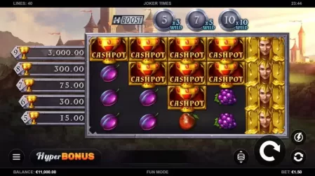 Joker Times slot screenshot 1