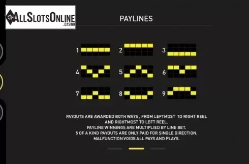 Paytable 2. Kings of Highway from GamePlay