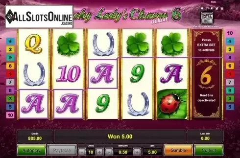 Paylines. Lucky Ladyʼs Charm deluxe 6 from Greentube