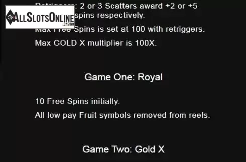 Players choice screen