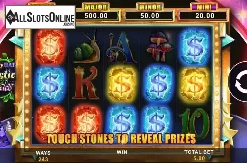 Bonus Game screen