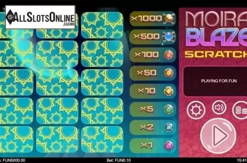 Reels screen. Moirai Blaze Scratch from IronDog