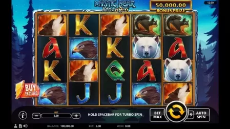 Mystic Bear XtraHold slot screenshot 1