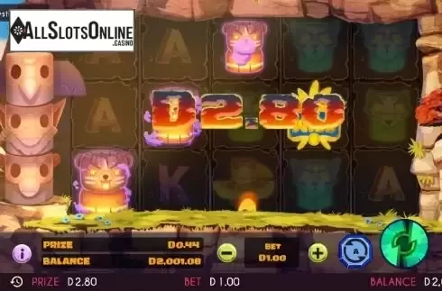 Win screen 2. Mystic Buffalo from Triple Cherry