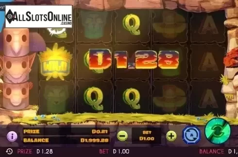 Win screen 1. Mystic Buffalo from Triple Cherry