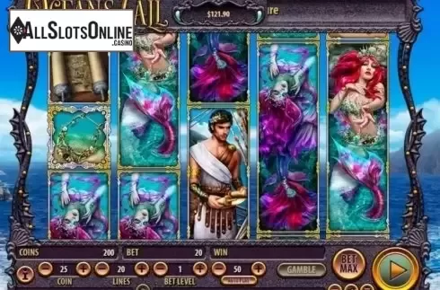 Reels screen. Ocean's Call from Habanero