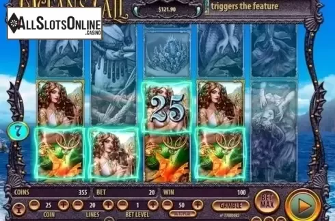 Win screen 2. Ocean's Call from Habanero