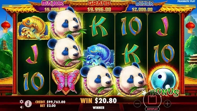 Panda's Fortune 2 slot screenshot 3