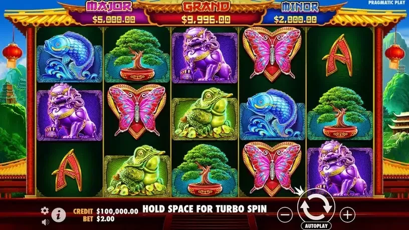 Panda's Fortune 2 slot screenshot 1