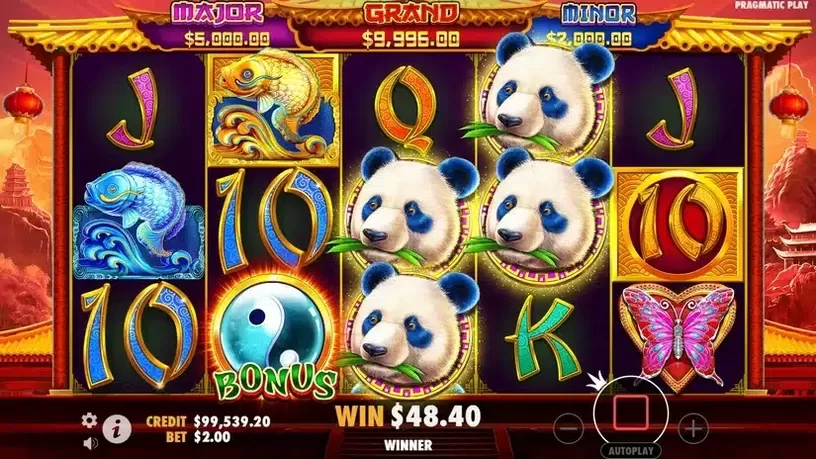 Panda's Fortune 2 slot screenshot 7