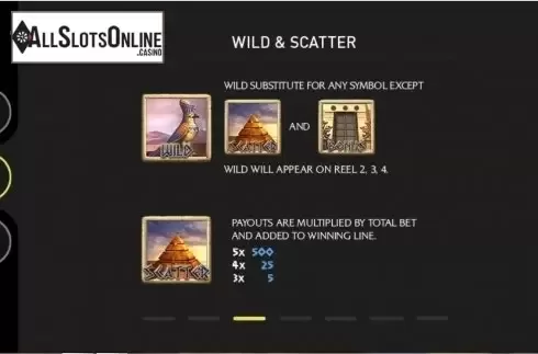 Paytable 3. Pharaoh (GamePlay) from GamePlay