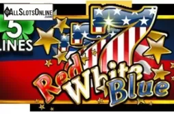 Screen1. Red White Blue 5 Lines from Pragmatic Play