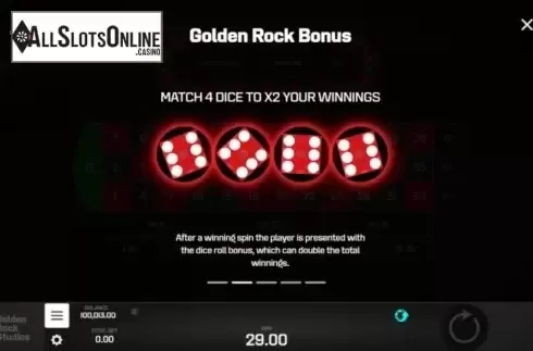 Game Rules 2. Roulette X2 from Golden Rock Studios