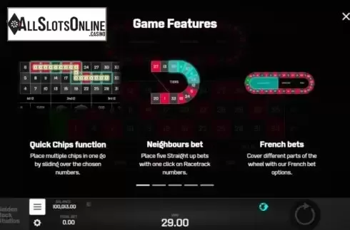Game Rules 1. Roulette X2 from Golden Rock Studios