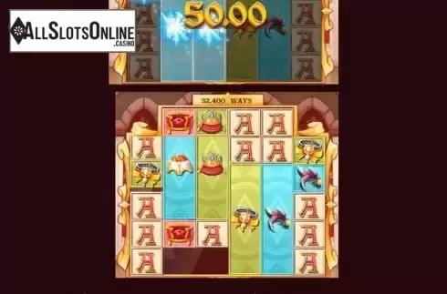 Cascading feature screen