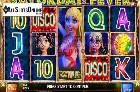 Screen2. Saturday Fever from Casino Technology