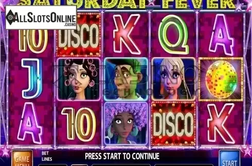Screen3. Saturday Fever from Casino Technology