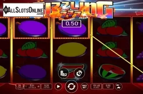 Win Screen. Sizzling 777 from Wazdan
