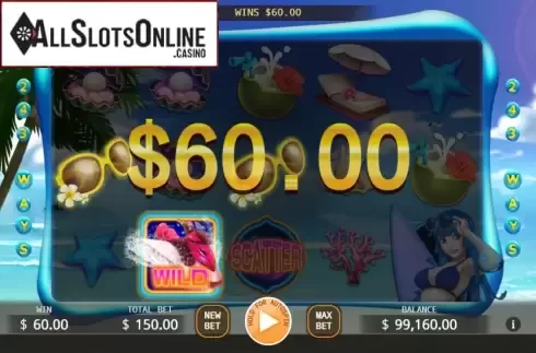 Win Screen 4. Sunny Bikini from KA Gaming