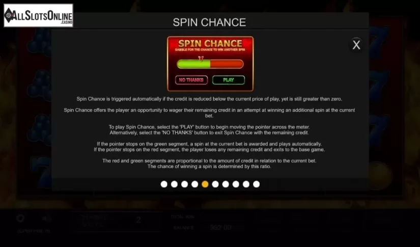 Info 2. Super Fire 7s from Inspired Gaming