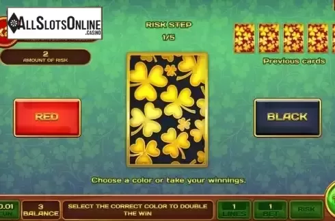 Risk Game screen