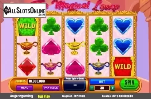Reel Screen. The Magical Lamp from August Gaming