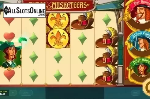 Screen 3. Three Musketeers (Red Tiger) from Red Tiger