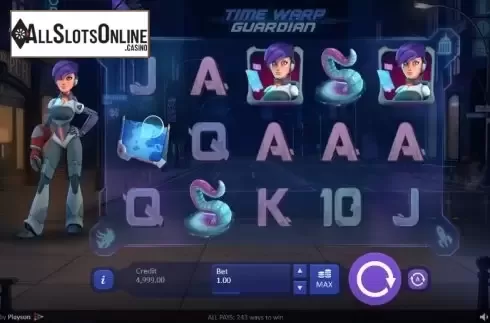 Screen 1. Time Warp Guardian from Playson