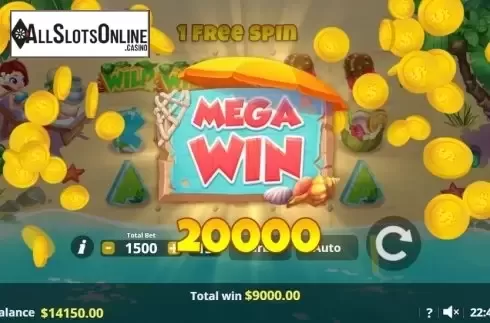 Win screen 4. Total Summer Bliss from Lady Luck Games