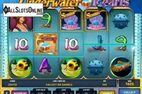 Screen 3. Underwater Pearls from Zeus Play