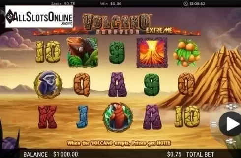 Reel Screen. Volcano Eruption Extreme from NextGen