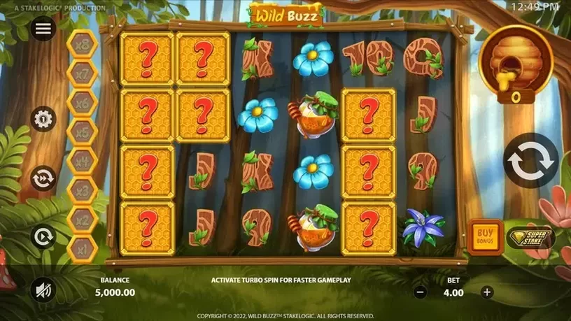 Wild Buzz slot screenshot 1