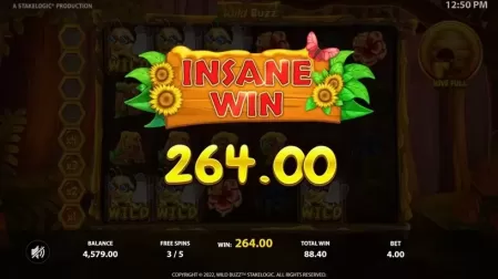 Wild Buzz slot screenshot 7