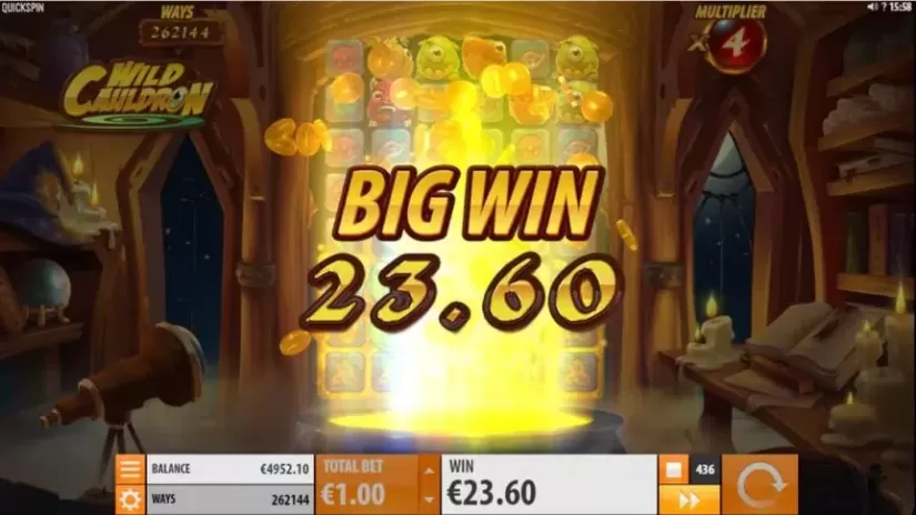 Wild Cauldron slot screenshot 4