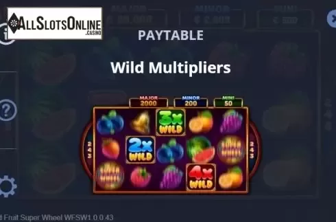 Paytable 1