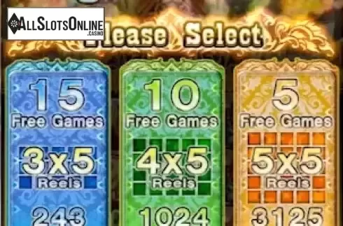 Free games screen