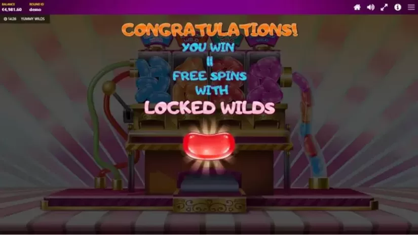 Yummy Wilds slot screenshot 3