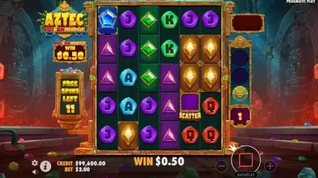 Aztec Powernudge slot screenshot 3