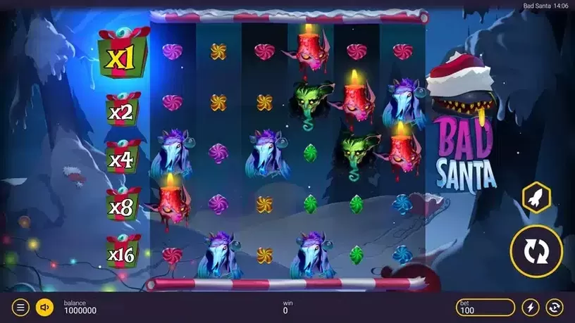 Bad Santa slot screenshot 1
