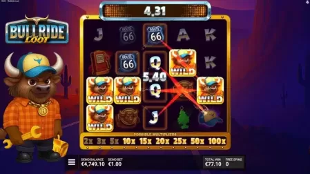 Bullride Loot slot screenshot 6